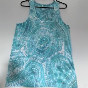 Handmade Tie Dye Tank Top For Sale